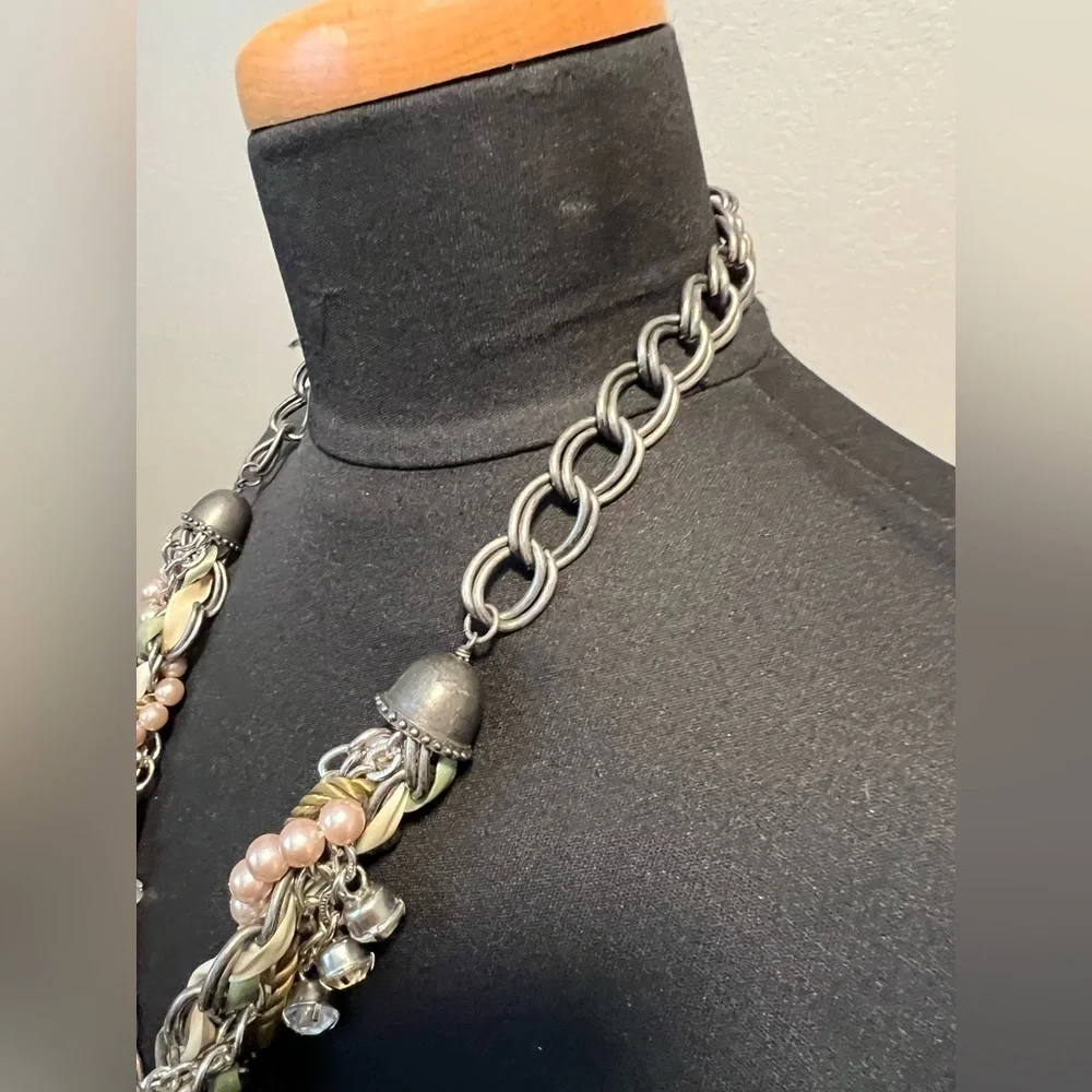 LOFT Rhinestone Statement Necklace